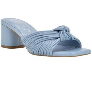 Calvin Klein Blue Strappy Sandals. Size 6.5